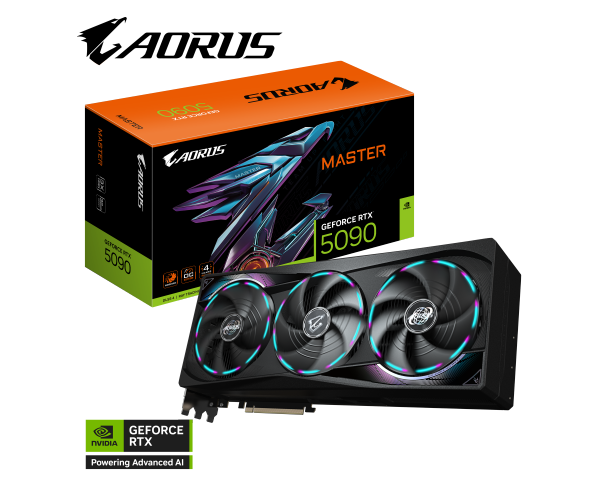 כרטיס מסך AORUS GeForce RTX 5090 MASTER 32G PCIE5