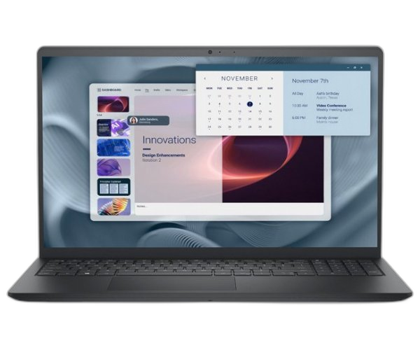 מחשב נייד Dell PV1520 i5-1334U 16GB 512Nvme 15.6 DOS Black 3YOS