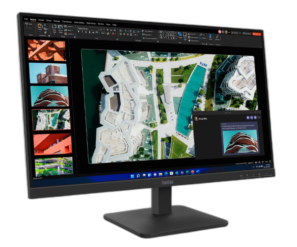 מסך LENOVO ThinkVision S27-4e FHD IPS 100Hz 4ms Vesa HDMI VGA