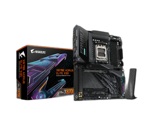 לוח אם Gigabyte X870E AORUS ELITE X3D DDR5 AM5 ATX WIFI7