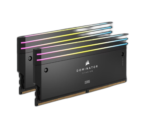 ז. לנייח Corsair Dominator Titanium RGB 32GB 2X16 DDR5 6000 C30