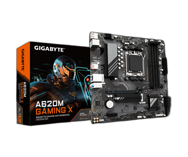 לוח אם Gigabyte A620M GAMING X 2.0 AMD AM5 Micro-ATX