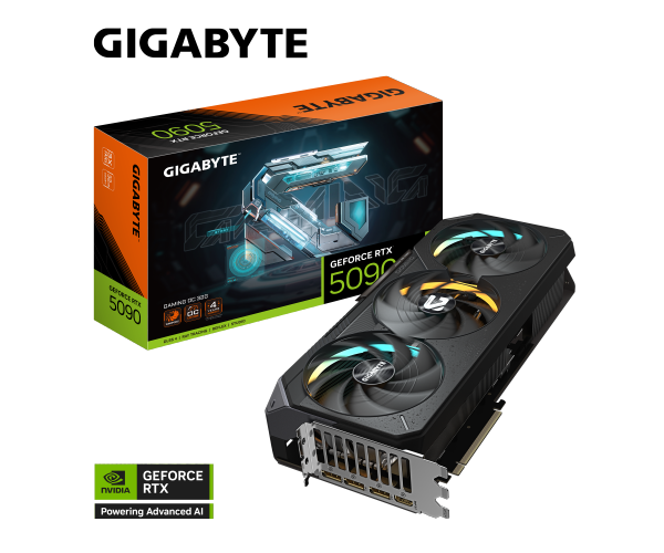 כרטיס מסך Gigabyte GeForce RTX 5090 GAMING OC 32G