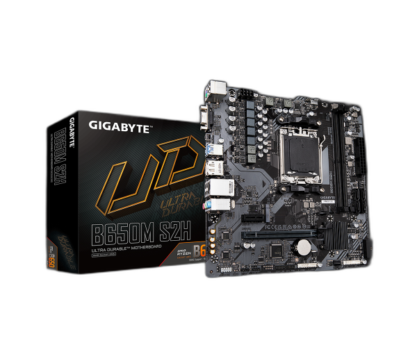 לוח Gigabyte B650M S2H 1.4 AM5 Micro-Atx DDR5 DP HDMI AMD