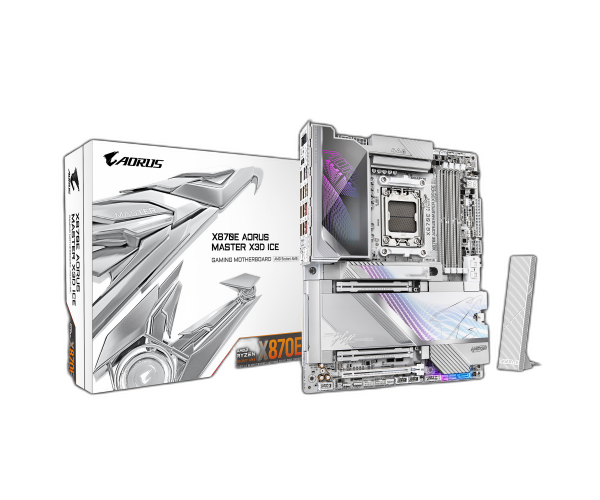 לוח אם Gigabyte X870E A MASTER X X3D 10GB/5GB lan Wifi 7 Usb 4.0