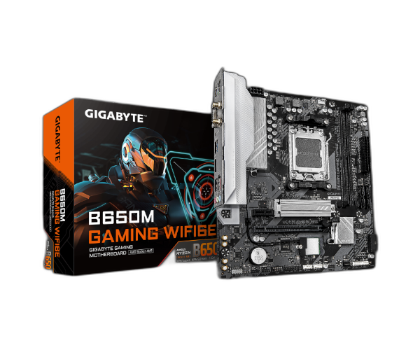 לוח אם Gigabyte B650M Gaming WIFI 6E 1.4 AM5 DDR5 Micro-ATX