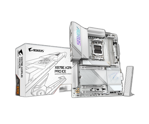 לוח אם GIGABYTE X870E AORUS PRO ICE X3D WIFI7 ATX DDR5 AM5