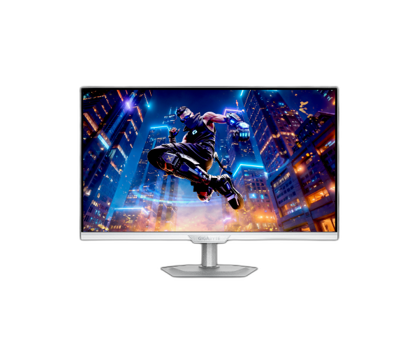 מסך גיימינג לבן Gigabyte M27UP 4K SS IPS 160Hz 1MS HDR USB HUB