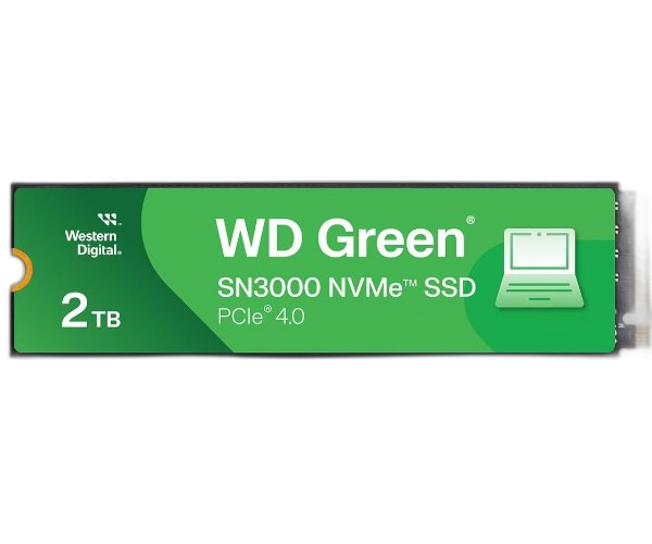 דיסק פנימי WD SN3000 2TB Gen 4X4 NVME Read-5000 Write-4200