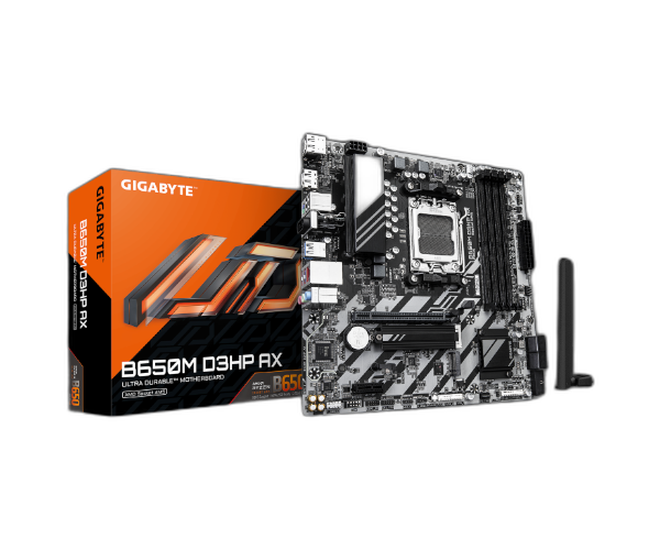 לוח אם Gigabyte B650M D3HP AX 1.3 DDR5 AM5 WIFI BT Micro-Atx