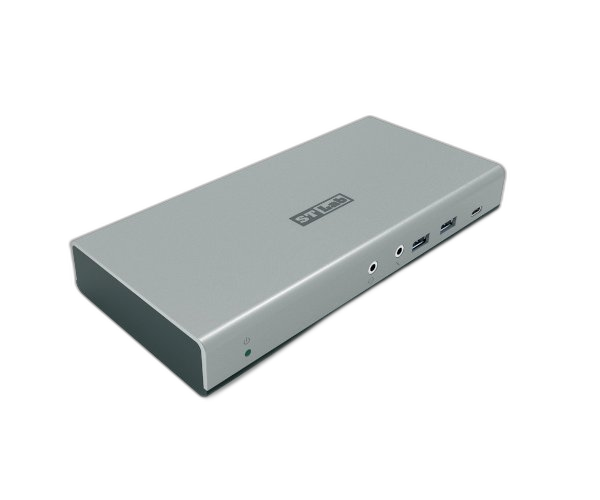 תחנת עגינה אוניברסלית ST-LAB U-2450 USB 10G DUAL Display DVI HDMI