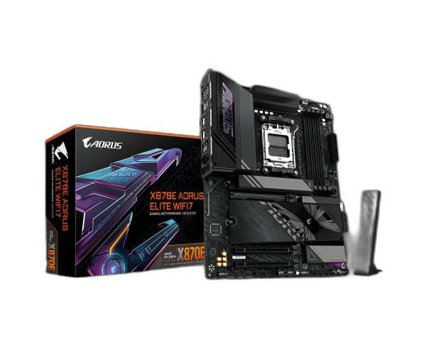 לוח אם GIGABYTE X870E AORUS ELITE WIFI7 ATX DDR5 AM5 BT 2.5GBE LA