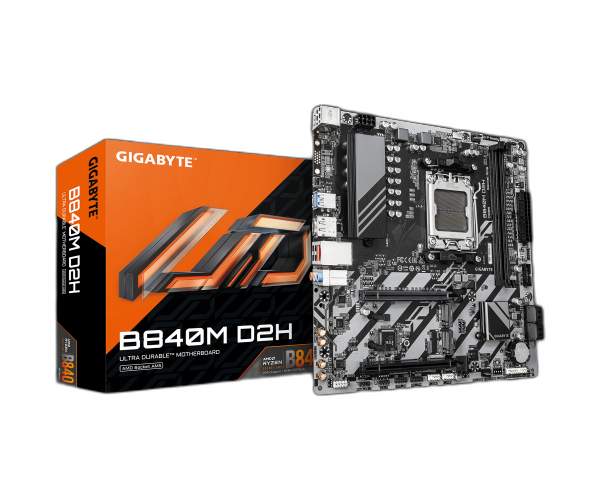 לוח אם Gigabyte B840M D2H 1.2 X3D DDR5 AM5 Micro-Atx