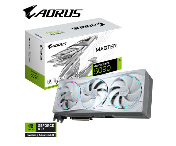 כרטיס מסך AORUS GeForce RTX 5090 MASTER ICE 32G