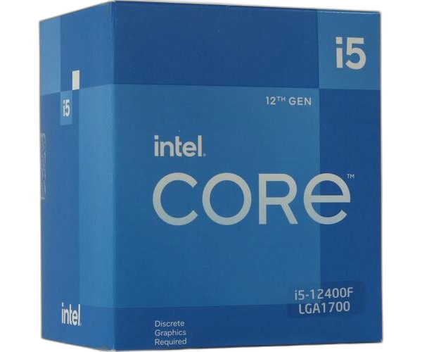 מעבד אינטל דור 12 INTEL I5-12400 BOX+Fan 6CRS 117W LGA1700