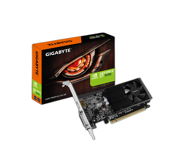 כרטיס מסך Gigabyte GT 1030 2GB DDR4 DVI HDMI Low Profile