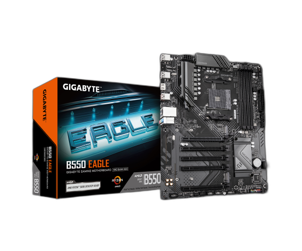 לוח אם למעבדי Gigabyte B550 EAGLE DDR4 ATX For AMD AM4